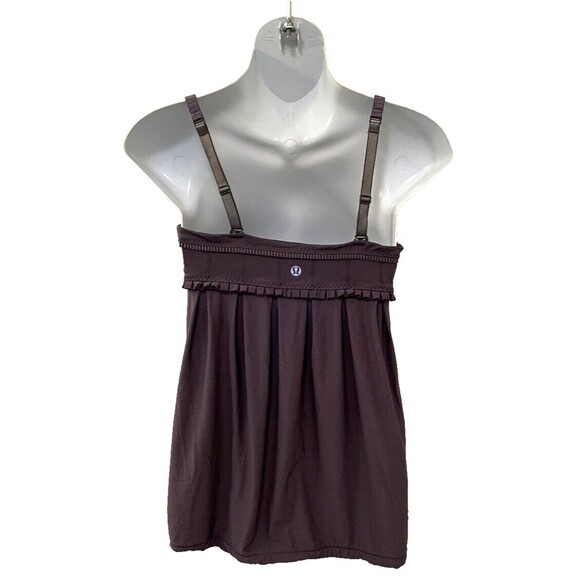 Womens Size 4 Lululemon Priiti Tank Top Dark Gray ~ Soft Stretch Luxtreme - Picture 2 of 8